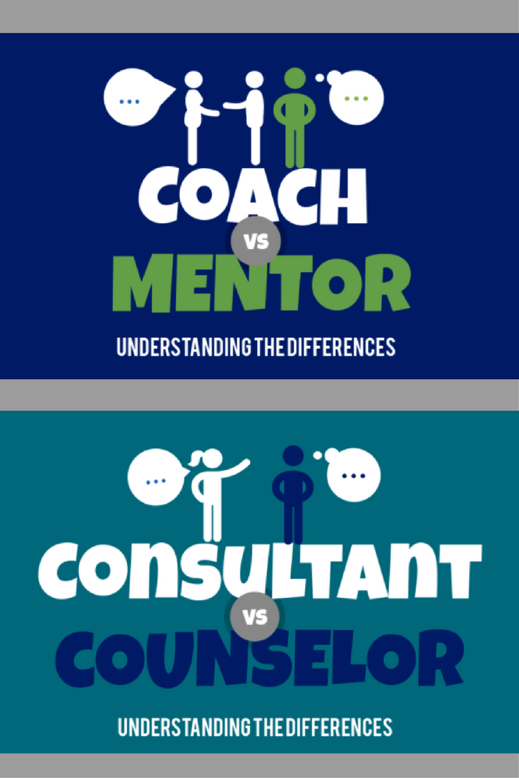 What's the difference? Coach vs Mentor, Consultant vs. Counselor - Become a  Certified Performance Coach | Performance Coach University